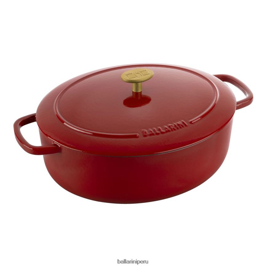 BALLARINI bellamonte 4.75 qt, ovalada, cocotte, roja utensilios de cocina 8B446453