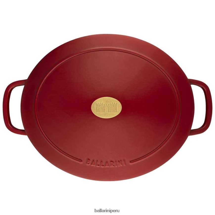 BALLARINI bellamonte 4.75 qt, ovalada, cocotte, roja utensilios de cocina 8B446453