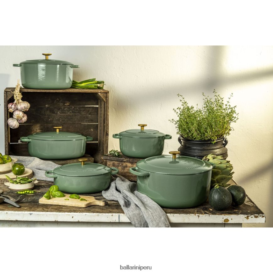 BALLARINI bellamonte 4.75 qt, ovalada, cocotte, verde utensilios de cocina 8B446451