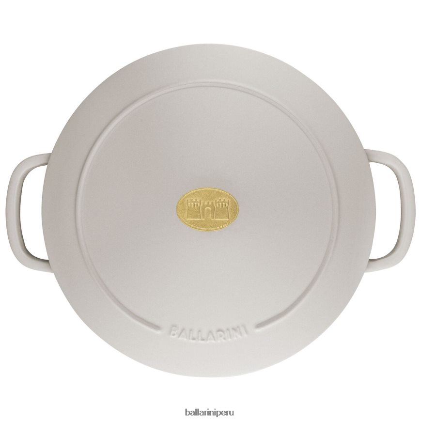 BALLARINI bellamonte 5.75 qt, redonda, cocotte, blanco marfil utensilios de cocina 8B446429