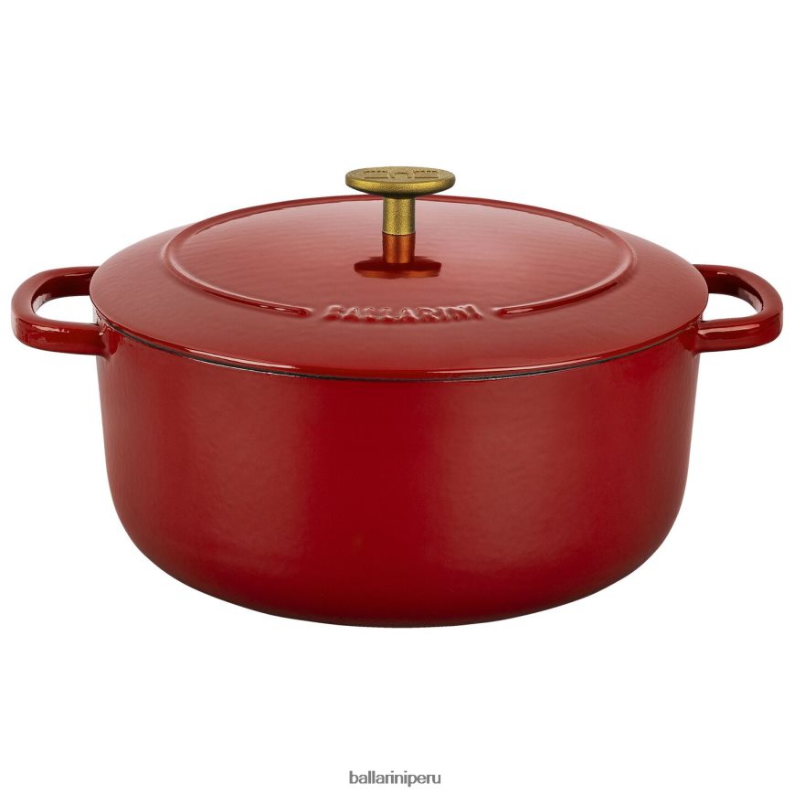BALLARINI bellamonte 5.75 qt, redonda, cocotte, roja utensilios de cocina 8B446430