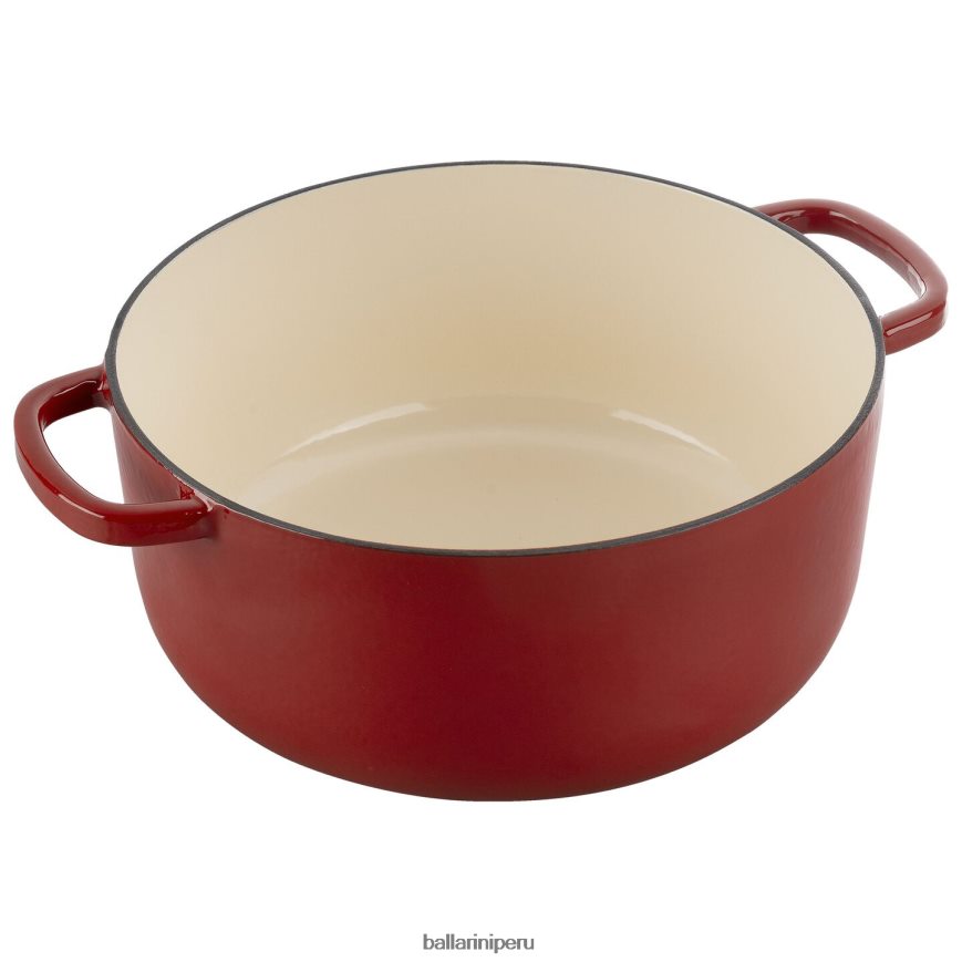 BALLARINI bellamonte 5.75 qt, redonda, cocotte, roja utensilios de cocina 8B446430
