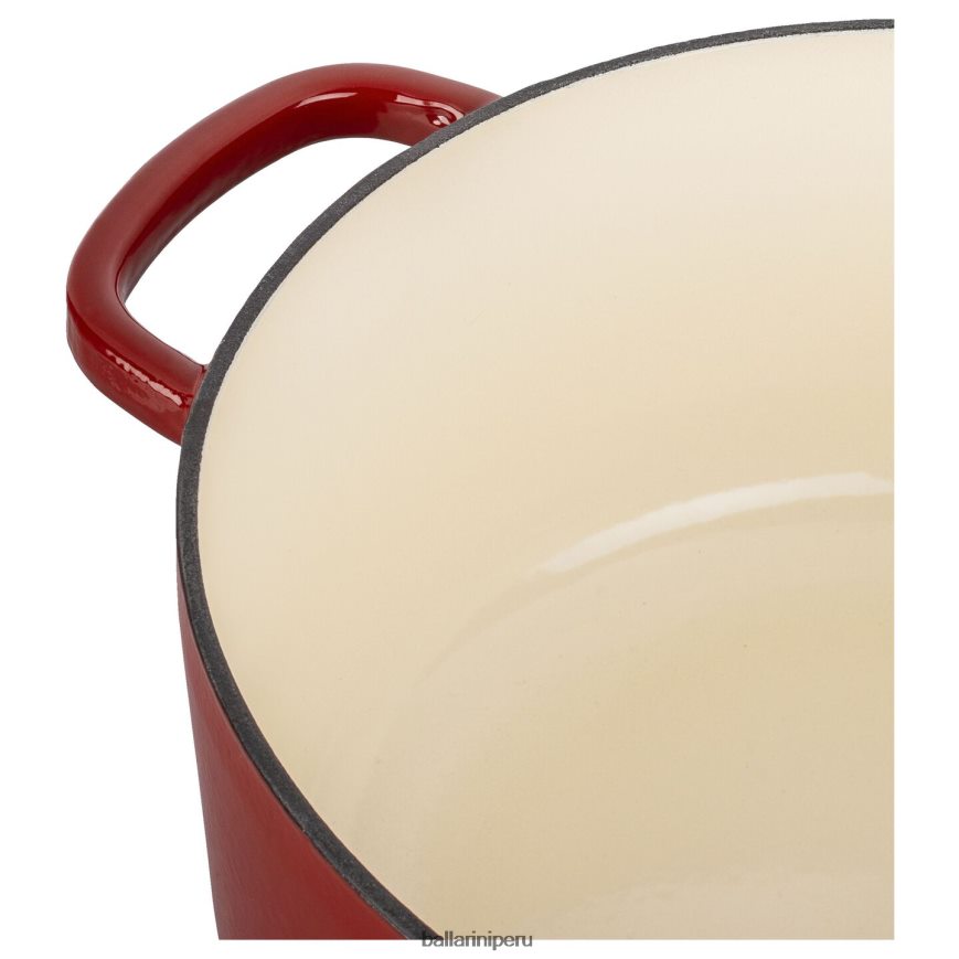BALLARINI bellamonte 5.75 qt, redonda, cocotte, roja utensilios de cocina 8B446430