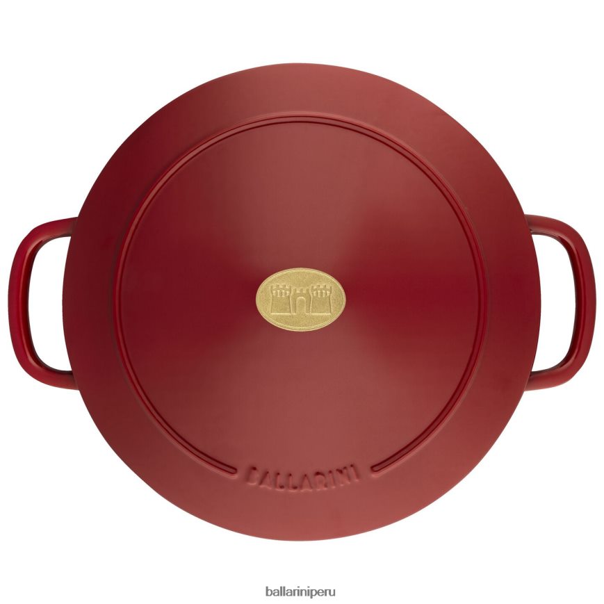 BALLARINI bellamonte 5.75 qt, redonda, cocotte, roja utensilios de cocina 8B446430