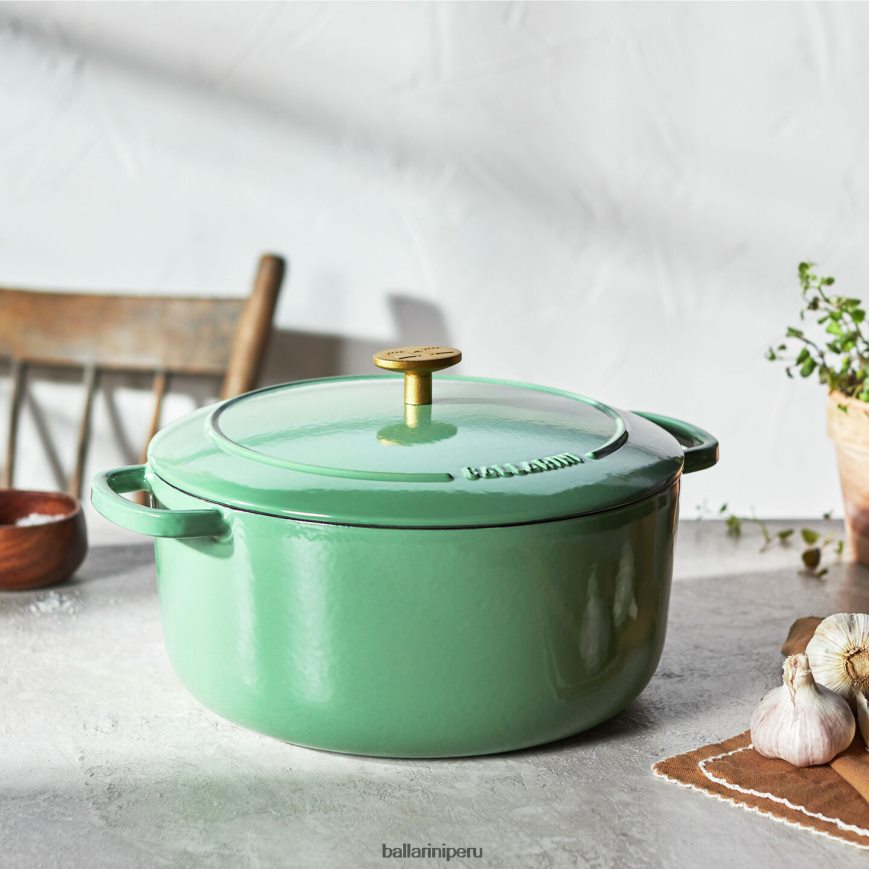 BALLARINI bellamonte 5.75 qt, redonda, cocotte, verde utensilios de cocina 8B446428
