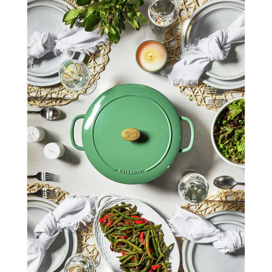 BALLARINI bellamonte 5.75 qt, redonda, cocotte, verde utensilios de cocina 8B446428