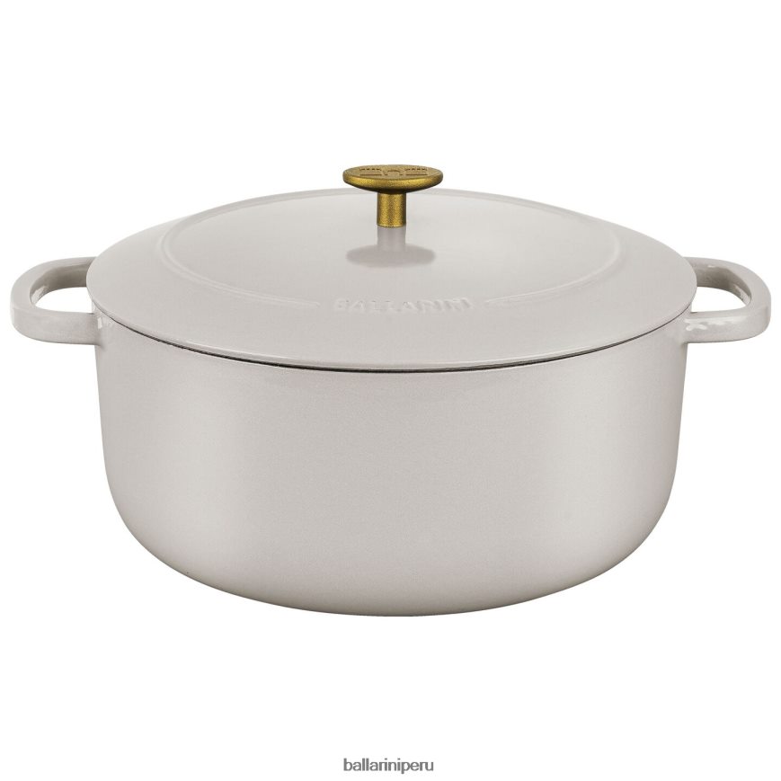 BALLARINI bellamonte 7.5 qt, redonda, cocotte, blanco marfil utensilios de cocina 8B446411