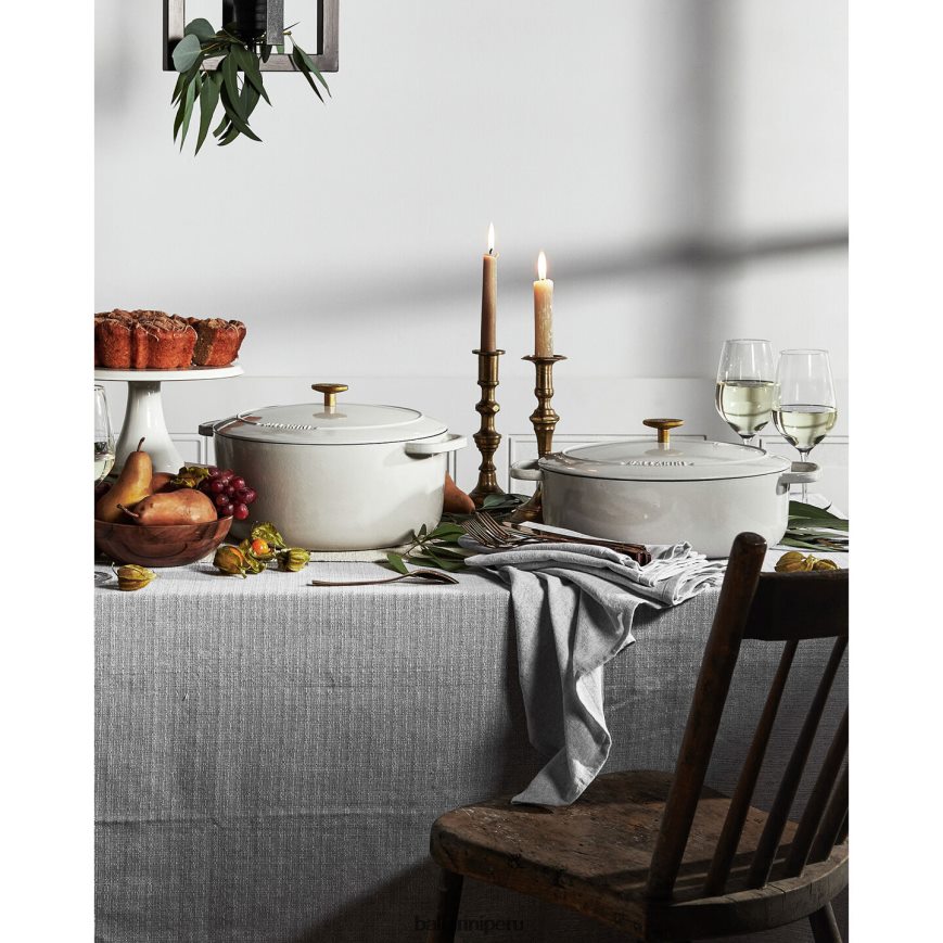 BALLARINI bellamonte 7.5 qt, redonda, cocotte, blanco marfil utensilios de cocina 8B446411