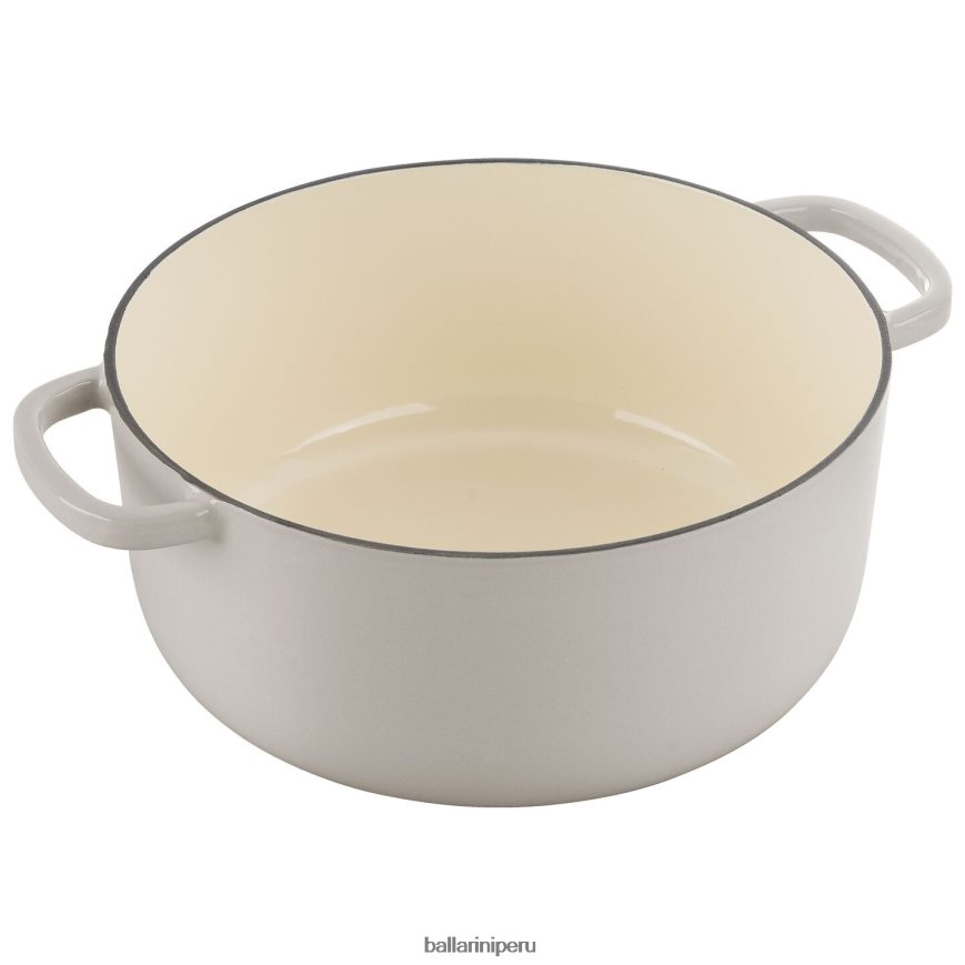 BALLARINI bellamonte 7.5 qt, redonda, cocotte, blanco marfil utensilios de cocina 8B446411