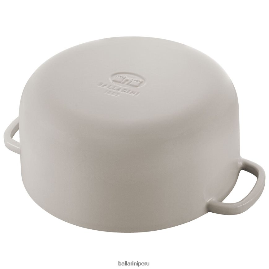 BALLARINI bellamonte 7.5 qt, redonda, cocotte, blanco marfil utensilios de cocina 8B446411