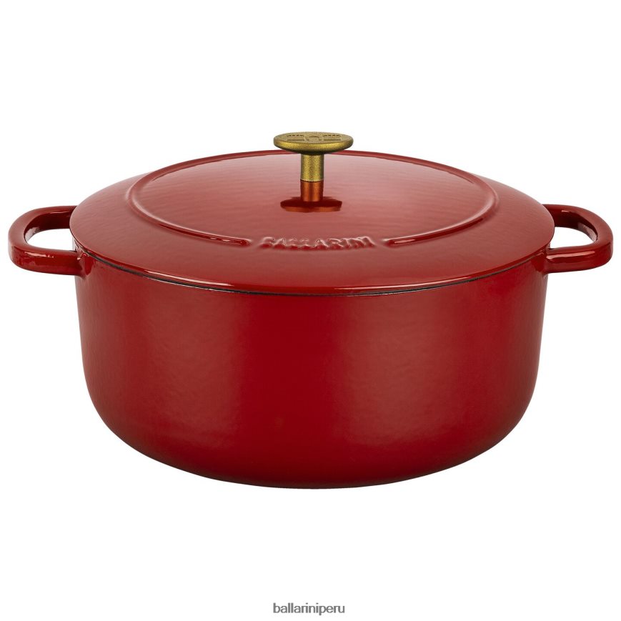 BALLARINI bellamonte 7.5 qt, redonda, cocotte, roja utensilios de cocina 8B446412