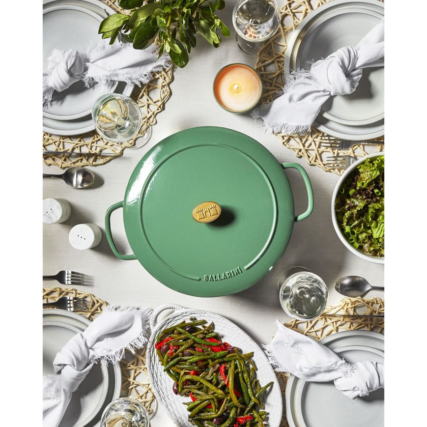 BALLARINI bellamonte 7.5 qt, redonda, cocotte, verde utensilios de cocina 8B446410