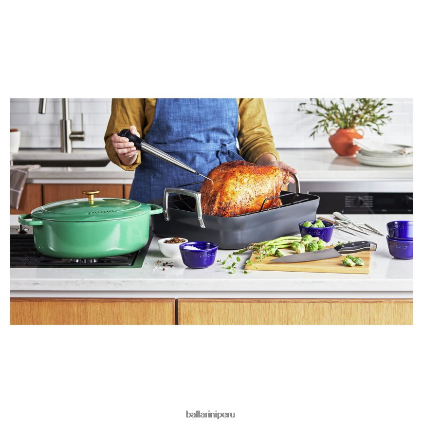 BALLARINI bellamonte 7.5 qt, redonda, cocotte, verde utensilios de cocina 8B446410