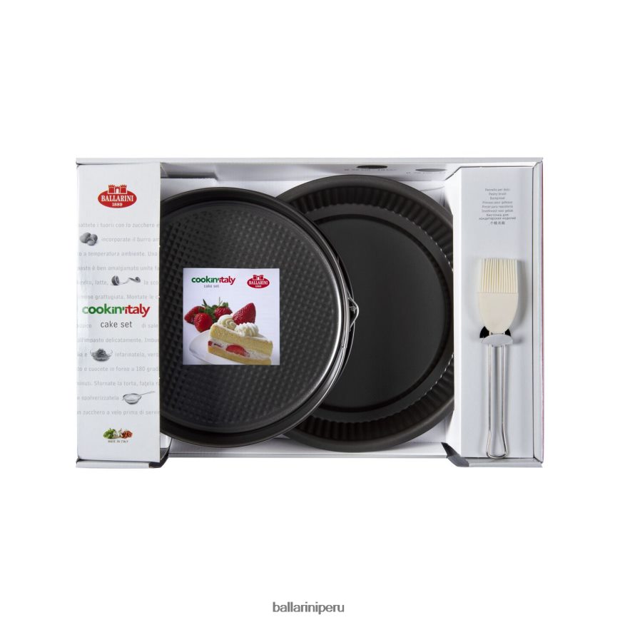BALLARINI la patisserie molde para flan/tarta de 11 pulgadas, antiadherente, negro mate utensilios de cocina 8B446498