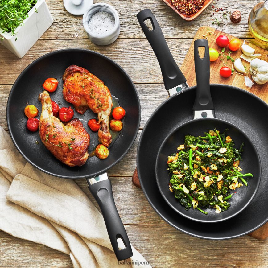 BALLARINI arezzo juego de sartenes antiadherentes de aluminio, 3 piezas utensilios de cocina 8B446459