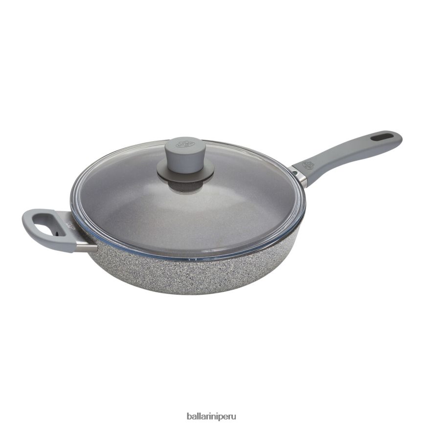 BALLARINI Sartén antiadherente parma plus de 11 pulgadas con tapa y asa auxiliar, aluminio utensilios de cocina 8B446434
