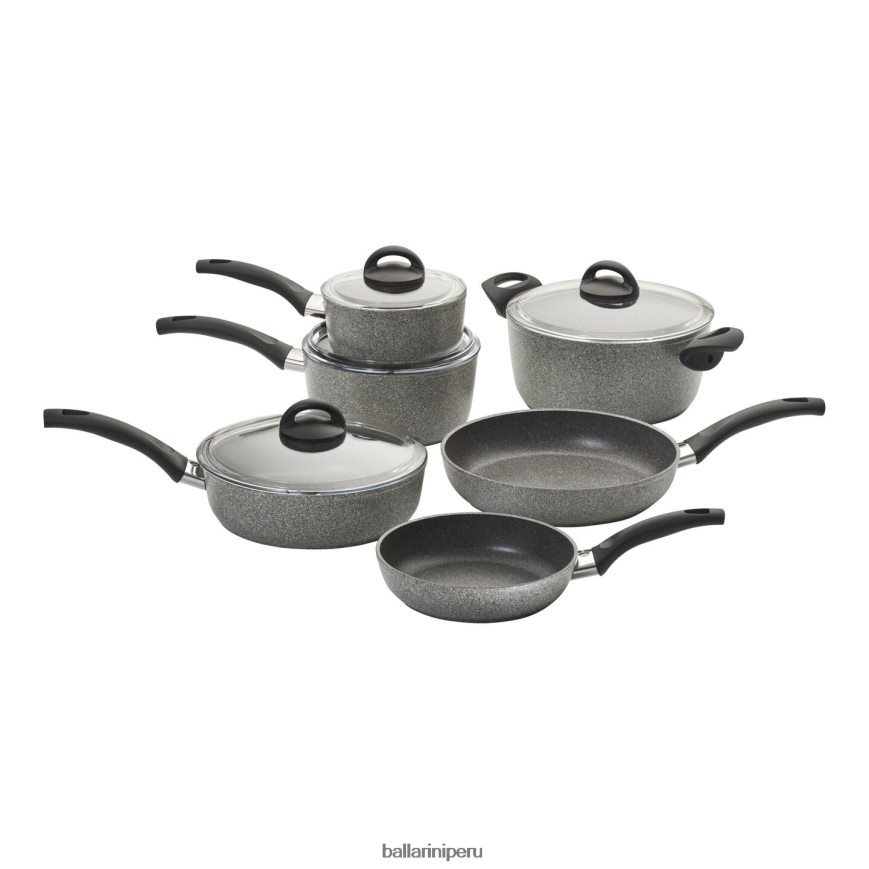 BALLARINI Juego de ollas y sartenes antiadherentes Parma de 10 piezas. utensilios de cocina 8B44648