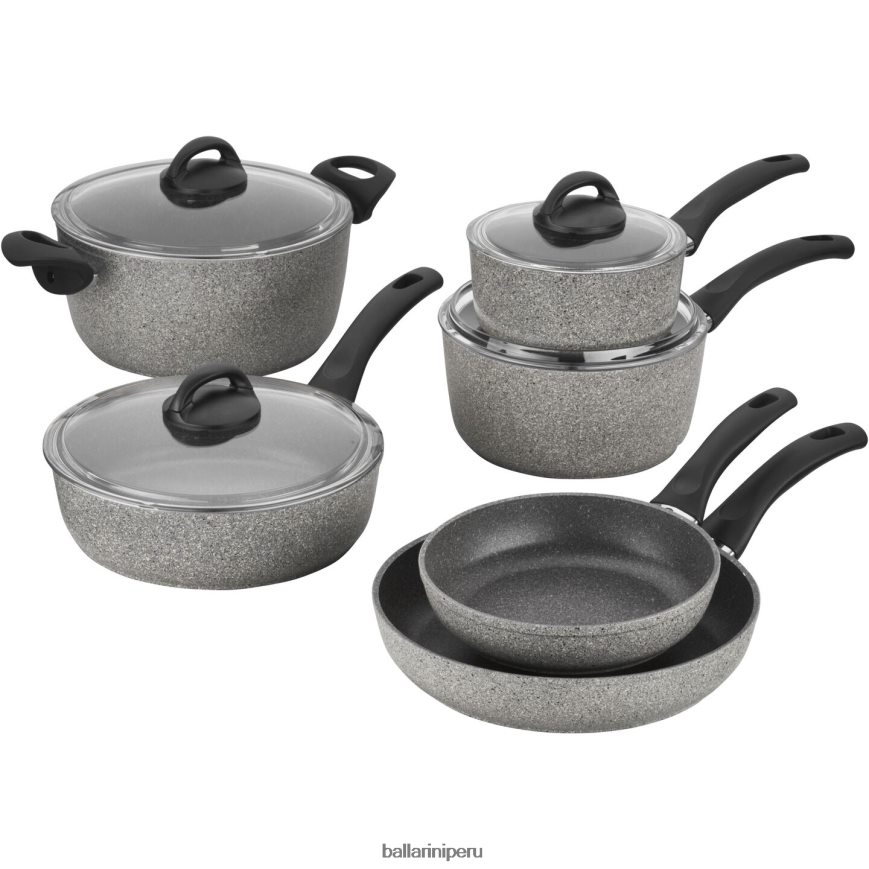 BALLARINI Juego de ollas y sartenes antiadherentes Parma de 10 piezas. utensilios de cocina 8B44648