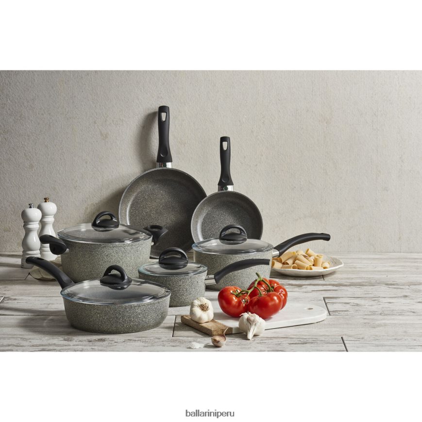BALLARINI Juego de ollas y sartenes antiadherentes Parma de 10 piezas. utensilios de cocina 8B44648