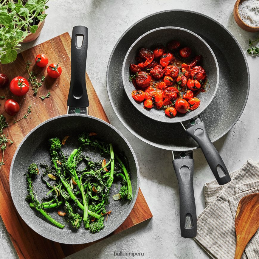 BALLARINI Parma juego de sartenes antiadherentes de 3 piezas utensilios de cocina 8B44641
